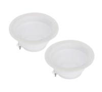 NAMOARLY Neutralizzatore di Odori per Wc a Terra in Gomma Bianca 2 Pezzi con Design Facile da Usare per Eliminare Cattivi Odori in Bagno