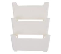 NAMOARLY Organizer da Grande Capacità e Spazio Interno Ampio in Plastica Beige per Documenti Portadocumenti Multifunzionale per Casa e Ufficio