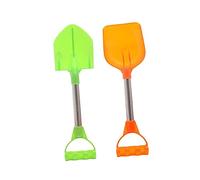 NAMOARLY Pala da Sabbia per Bambini Set 2 Pezzi in Plastica Leggera, Giocattoli da Spiaggia Estivi per Ragazzi e Ragazze, per Sabbiera, Cortile e Divertimento All’aperto Colore Casuale