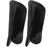 NAMOARLY Pinne a Forma in PVC Nero Deviatore Rimovibile 2 per Maggiore Stabilità e Direzionalità per Tavola da Surf e SUP Gonfiabile