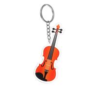 NAMOARLY Portachiavi Violino in Acrilico e Ferro Piccolo Ciondolo Forma Di Strumento Musicale Elegante Decorazione Da Appendere Alla Borsa o Portafoglio