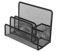 NAMOARLY Portadocumenti Metallo Mesh per Scrivania Organizer Compatto per File e Riviste Design Elegante e Stabile per Ufficio e Casa
