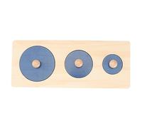 NAMOARLY Puzzle di Forme Geometriche in Legno per Bambini, Gioco Educativo Montessori per Sviluppo Motorio Fino e Coordinazione Occhio-mano, Set di Puzzle Didattico per Primi Apprendimenti