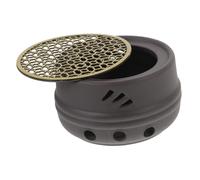 NAMOARLY Scalda Teiera in Acciaio Resistente al Calore Base Riscaldante Cava per Candele Tealight Accessorio per Mantenere Tè Design Liscio Sbavature Regalo per Amanti del Tè