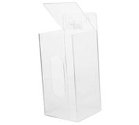 NAMOARLY Scatola Distributore Guanti Da Parete Contenitore Per Guanti Organizer Trasparente Materiale Acrilico Resistente Design Salvaspazio Per Casa Ufficio e Laboratorio