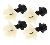 NAMOARLY Screws for license e license plate accessories kit 8 pezzi, clips per targa auto in nylon e acciaio, no burrs, per montaggio targa