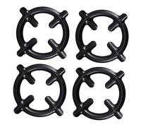 NAMOARLY Set 4 Pezzi Supporti in Ferro Per Fornelli a Gas, Piastre Sottopentole Anti-scivolo Per Caffettiere e Pentole, Griglie Resistenti Per Cucina Domestica