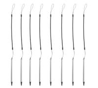 NAMOARLY Set 8 Penne Stilo per Touchscreen Resistivo e Capacitivo con Punta Fine, Cordino a Molla Antismarrimento, Compatibile Tablet e Smartphone per Firme Digitali e Disegno