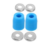 NAMOARLY Set Cuscinetti Ammortizzatori Pu per Skateboard Cruiser e Longboard, Boccole Antivibrazione Blu ad Alto Rimbalzo, Kit Ricostruzione per Truck, Supporti Antiurto per Guida