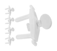 NAMOARLY Set da 5 Copriprese Elettriche Bianche in Plastica Riutilizzabile la Sicurezza dei Ragazzo Ragazza a Casa in Asili, Protezione Contro i Rischi Elettrici Design Discreto