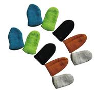 NAMOARLY Set Di 10 Manicotti Per Dita - Copri-schermo Touch Anti-sudore Per Telefono Accessorio Per Giochi Non Per Uomo E Donna Colore Casuale