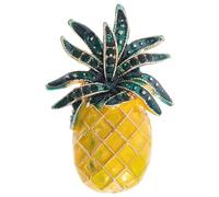 NAMOARLY Spilla Estate Donna in Lega Gialla Ananas Applicazione Duratura e Design Elegante per Abbigliamento e Borse