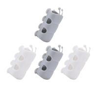 NAMOARLY Supporto Doccia in Silicone Ventosa Set da 4 Pezzi per Doccette Manuali Accessorio Bagno senza Foratura per Uso Domestico Compatibile Soffioni Standard Resistente e Facile da