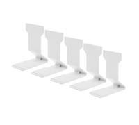 NAMOARLY Supporto Magnetico per Mensole in Plastica 5 Pezzi 100X45X110Mm Antiribaltamento per Espositori di Alimenti in Sacchetti in Mercati e Minimarket Supporto Posteriore Magnetico