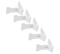 NAMOARLY Supporto Magnetico per Scaffali 5 Pezzi 100x45x110mm, Stabilizzatore Antiribaltamento per Espositori di Alimenti Confezionati, Accessorio al Dettaglio in Plastica,