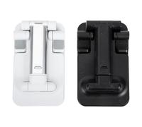 NAMOARLY Supporto per Telefono Portatile in Lega di Alluminio Regolabile, Set da 2 Pezzi Bianco e Nero, Supporto Antiscivolo per Smartphone e Tablet da Tavolo, per Ufficio, Casa e Scuola