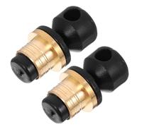 NAMOARLY Tappo per Vino in Ottone e Silicone 2 Pezzi, Tappo Salvavino Riutilizzabile per Bottiglie, Mantiene Fresche le Bevande, per Cucina e Bar