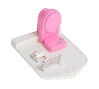 NAMOARLY Toilette Miniatura per Casa Asciugamani Accessorio Elegante e Realistico per Arredamento Della Casa delle Design e Delicato