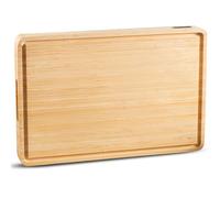 Namture Hackblock Classic - Extra Spessore 4 cm - Tagliere in legno di bambù 45 x 30 cm - Trattamento olio di alta qualità - Scanalatura antiscivolo - In elegante confezione regalo