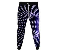 Namufeitrade Vertigine Geometria 3D Stampa Joggers Donne Uomini Tasche Pantaloni della Tuta Sports Casual Sudore Pantaloni con Cordino di Serrazione Abbigliamento Stradale