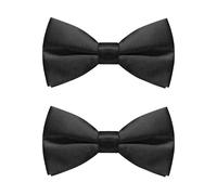 Namvo 1 paio di papillon da uomo in tinta unita, papillon regolabile per festa di nozze papillon Dicky compleanno formale classico banchetto scollo annodato