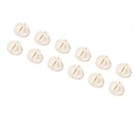 Namvo, 12 Pezzi, connettori in plastica per cubo Metallico Bianco, connettori ad Incastro Secchio a Rete Metallica Chiusura con Fibbia Clip