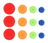 Namvo 12 pezzi fai da te ruote copiatrici accessori per cucire grafica irregolare ruote per tracciare cuciture ruote di copia ruote da disegno (colore casuale)