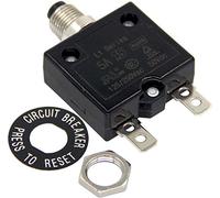 Namvo Interruttore a pulsante 125-250 V AC 50 V DC 5 Amp Protezione termica da sovraccarico Serie L1 Ripristino manuale dell'interruttore termico 5A