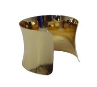 Namvo 2 braccialetti rigidi aperti, larghi, per feste, matrimoni e uso quotidiano