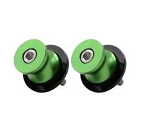 Namvo 2 perni per cavalletto laterali per moto in alluminio verde da 10 mm per bici sportive, bici da strada, cavalletto posteriore e supporti per sollevamento paddock