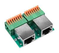 Namvo 2PCS RJ45 Ethernet Connect Terminal RJ45 8P8C Femmina a 8Pin Adattatore Terminale Breakout RJ45 Connettore di interfaccia di rete senza saldatura con scheda PCB