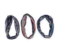 Namvo 3 fasce per capelli, stile anni '40, stile vintage, bohémien, con rivetti