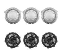 Namvo 3PCS HQ8 Testine di ricambio per Philips compatibili con Norelco HQ8 Series 3000 2000 000 S738 PT720 PT724 PT730 AT810 AT830 HQ6090