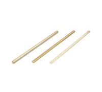 Namvo 3pcs Sella/Dado Altezza Regolazione Spessore Ottone Durevole Innalzamento Guarnizione 72x2.8mm Tre Spessori Di 0.5/1.0/2.0mm Strumento Liutaio