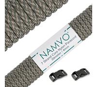 Namvo 550 Paracord Mil Spec Tipo III Cavo a 7 Corde a Paracadute Lunghezza Totale 100ft / 30 Metri, Camouflage ACU (Mimetizzazione Digitale)