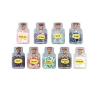Namvo 9 Pezzi Mini Cristalli Bottiglie di Pietre preziose Kit di Raccolta di Pietre di Cristallo Quarzo Naturale Ghiaia Set di Bottiglie di Desideri