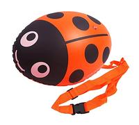 Namvo Boa da nuoto altamente visibile, galleggiante da traino sicuro per nuotatori in acque aperte, triatleti, snorkeling, sicuro, nuoto, allenamento, arancione