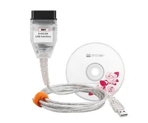 Namvo K+Dcan - Cavo USB con interruttore per strumento diagnostico telaio serie E, cavo OBD2, compatibile con INPA, lettura degli errori e funzioni di ripristino
