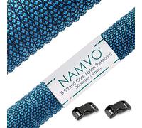 Namvo Paracord 4 mm, 31 m, Paracord 550 9 Core Strand, realizzato in 100% nylon resistente agli strappi, versatile tipo III Mil-Spec Paracord, può contenere fino a 250 kg, ideale per sopravvivenza