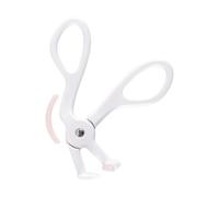 Namvo Piegaciglia professionale - Strumento per il trucco portatile con cuscinetti per piegatura naturale (bianco)