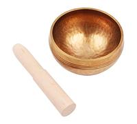 Namvo Set di campane tibetane, facile da giocare con attaccante e cuscino, bellissimo suono per yoga, guarigione ansia, sollievo dalla consapevolezza