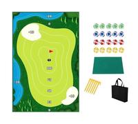 Namvo Set per gioco Full Swing Sports, Golf Chip Off Challenge Chip e Stick, gioco di golf Battle Royale con tappetino per chipping di golf di alta qualità, palline appiccicose - Giocare in interni ed