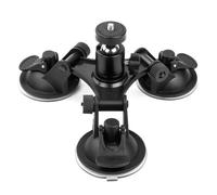 Namvo Supporto a ventosa per fotocamera a tripla ventosa, supporto in vetro con testa filettata da 1/4 compatibile con la maggior parte delle fotocamere con viti da 1/4