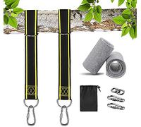 Namvo Tree Cinghie per altalene Kit Cinghie per Appendere 300 kg, Cinghia per Altalena Ultra Resistente da 1,5 m/5 Piedi con Ganci a moschettone