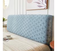 Namzi 1 copertura protettiva per lo schienale del letto, rimovibile, lavabile, universale, per tutte le stagioni, copertura antipolvere decorativa semplice, 180 cm di lunghezza (blu)