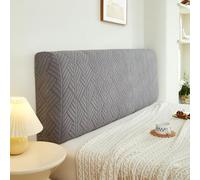 Namzi 1 copertura protettiva per testiera del letto, copertura protettiva antipolvere per testiera del letto, copertura protettiva per lo schienale, lunghezza 120 cm (grigio scuro)