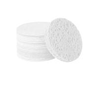 Namzi 10 pezzi di detergente viso in pasta di cotone compresso naturale biodegradabile, struccante, spugna per il viso, strumento esfoliante, spugna bianca per la pulizia