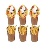 Namzi 100 pezzi usa e getta per feste da asporto per torte congelate, uova, waffle, patatine fritte, tazze per matrimoni, feste di compleanno, baby shower (100)