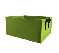 Namzi Sacchetti rettangolari per coltivare verdure, in tessuto, con manici (50 x 30 x 20 cm, confezione da 3, verde)