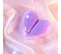 Namzi Set di 4 spugne di bellezza, spugne per trucco liquido e crema, copertura costruibile, spugna per fondotinta per base naturale, schiuma senza lattice con scatola, viola A32